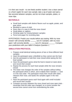 The Sensory Systems Interactive Simulation sample page