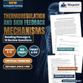 Thermoregulation and Skin Feedback Mechanisms Reading Worksheet cover