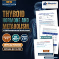 Thyroid Hormone and Metabolism: Negative Feedback in Hyperthyroidism vs. Hypothyroidism CER Phenomena Worksheet cover