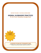 Animal Husbandry Practices Tic-Tac-Toe Review Game sample page