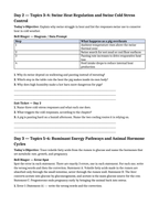 Biological Mechanics of Animals Bell Ringers & Exit Tickets sample page