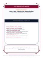 Dairy Cattle Classification & Evaluation Differentiation Stations sample page