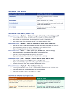 Equine Care & Management Scaffolded Phenomena-Based Lesson: Hindgut Overload and Laminitis in Horses Teacher Discussion Guide sample page