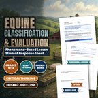 Equine Classification & Evaluation Phenomena-Based Lesson: How a Horse Can Doze Standing Up Student Response Sheet cover