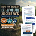 Meat Goat Browsing Behavior and Stocking Rates: Brush Control and Pasture Vegetation Succession CER Phenomena Worksheet cover