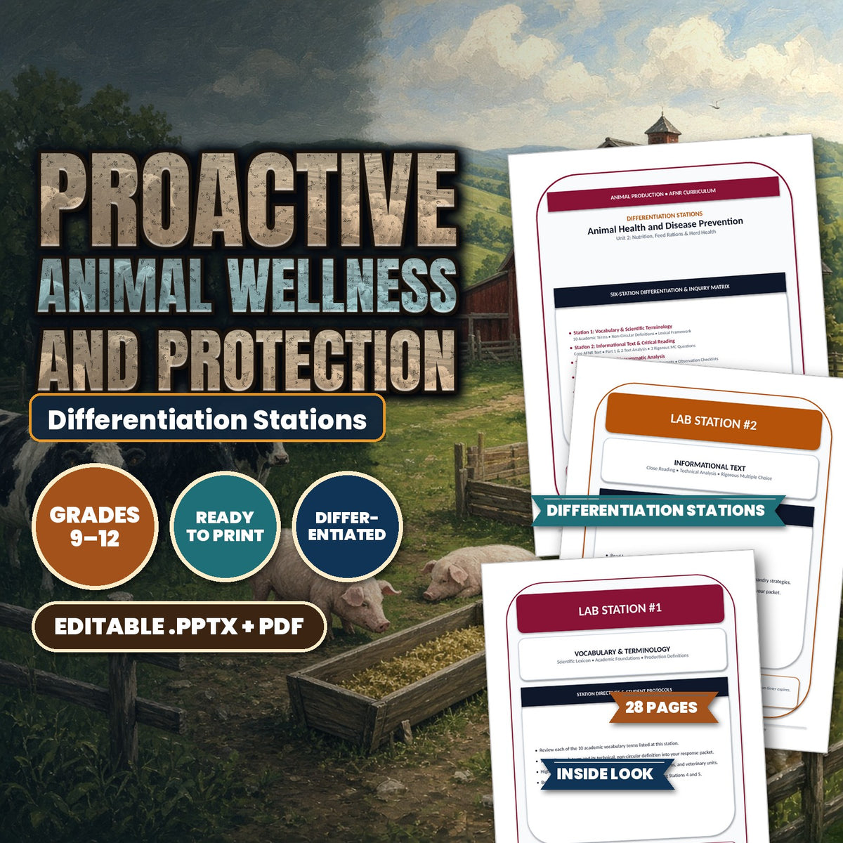 Proactive Animal Wellness and Protection Differentiation Stations cover