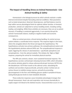 The Impact of Handling Stress on Animal Homeostasis Reading Worksheet sample page