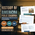 History of American Public Education Phenomena-Based Lesson: The Vanishing One-Room Schoolhouse Presentation cover