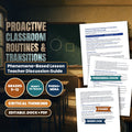 Proactive Classroom Routines & Transitions Phenomena-Based Lesson: The Twelve-Minute Transition Teacher Discussion Guide cover