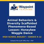 Animal Behaviors & Diversity Scaffolded Phenomena-Based Lesson: Honeybee Waggle Dance Presentation cover