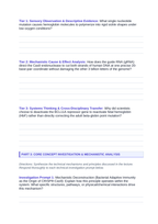 Applied Biology Phenomena-Based Lesson: CRISPR Sickle Cell Gene Editing Student Response Sheet sample page