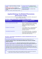 Applied Biology Scaffolded Phenomena-Based Lesson: CRISPR Sickle Cell Gene Editing Teacher Discussion Guide sample page