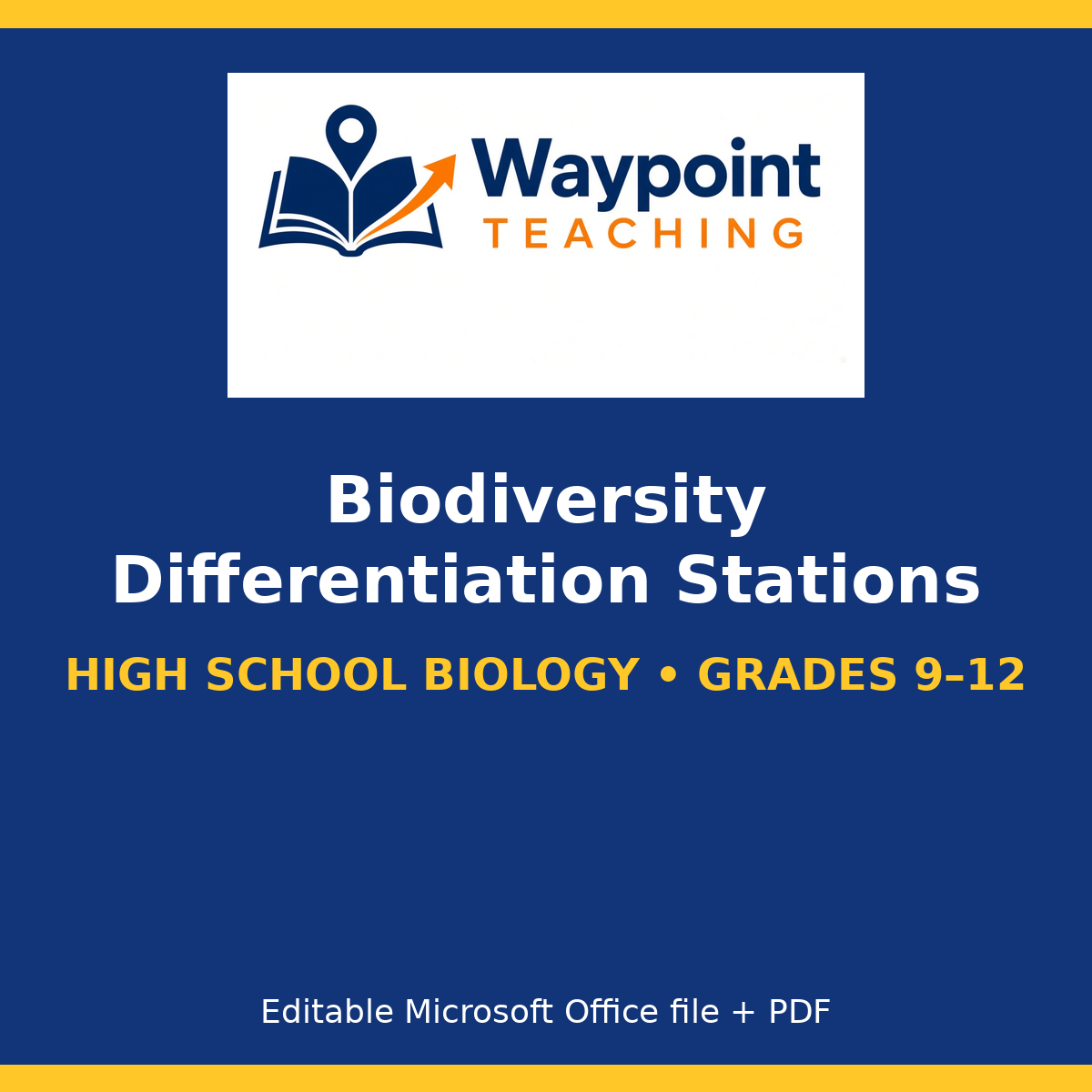 Biodiversity Differentiation Stations cover