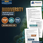 Biodiversity Model Response & Scoring Guide cover