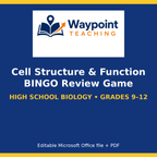 Cell Structure & Function BINGO Review Game cover