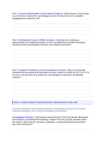 Cell Structure & Function Phenomena-Based Lesson: Macrophage Phagocytosis Student Response Sheet sample page