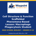 Cell Structure & Function Scaffolded Phenomena-Based Lesson: Macrophage Phagocytosis Student Response Sheet cover