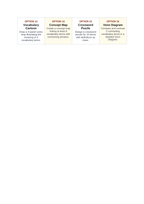 Cell Structure & Function Vocabulary Choice Board sample page