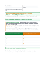 Cellular & Sexual Reproduction Phenomena-Based Lesson: HeLa Immortal Cell Line Student Response Sheet sample page