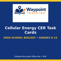 Cellular Energy CER Task Cards cover