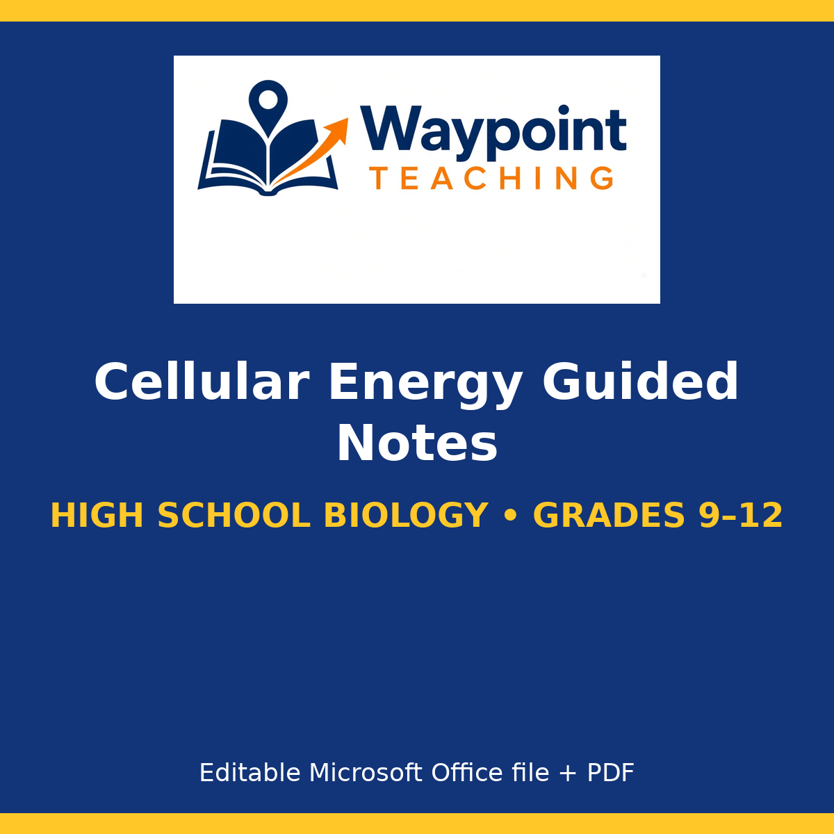 Cellular Energy Guided Notes cover