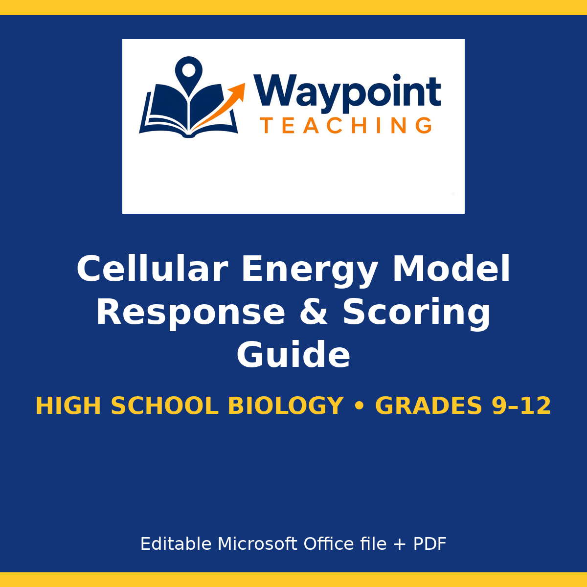 Cellular Energy Model Response & Scoring Guide cover