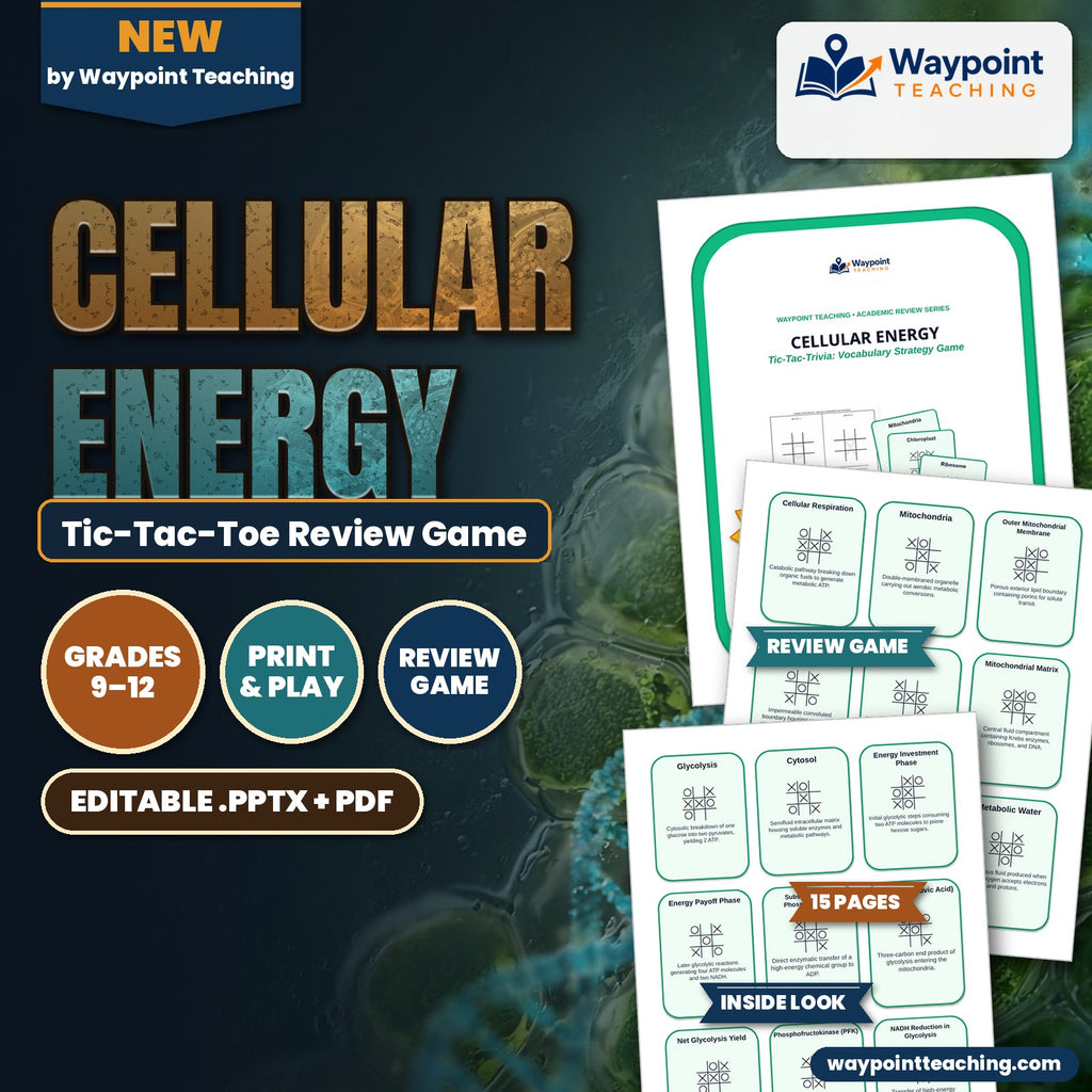 Cellular Energy Tic-Tac-Toe Review Game cover