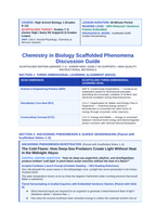 Chemistry in Biology Scaffolded Phenomena-Based Lesson: Deep Sea Bioluminescence Teacher Discussion Guide sample page