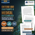 Criteria and Constraints in Medical Biotechnology Reading Worksheet cover