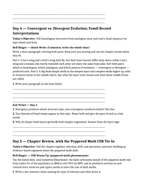 Evolution Bell Ringers & Exit Tickets sample page