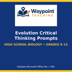 Evolution Critical Thinking Prompts cover
