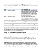 Evolution Model Response & Scoring Guide sample page