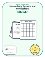 Human Body Systems BINGO Review Game sample page