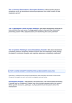 Human Body Systems Phenomena-Based Lesson: Pufferfish Tetrodotoxin Paralysis Student Response Sheet sample page