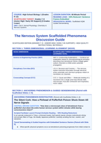 Human Body Systems Scaffolded Phenomena-Based Lesson: Pufferfish Tetrodotoxin Paralysis Teacher Discussion Guide sample page
