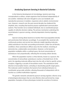 Analyzing Quorum Sensing in Bacterial Colonies Reading Worksheet sample page