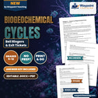 Biogeochemical Cycles Bell Ringers & Exit Tickets cover