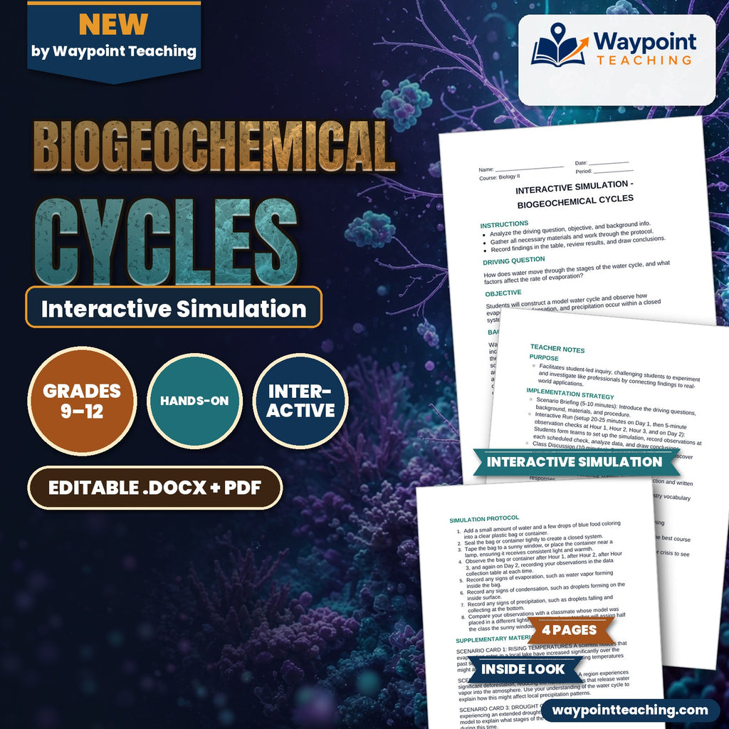 Biogeochemical Cycles Interactive Simulation cover