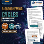 Biogeochemical Cycles Model Response & Scoring Guide cover