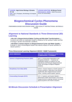 Biogeochemical Cycles Phenomena-Based Lesson: The Suffocating Sea: The 7,000-Square-Mile Gulf of Mexico Dead Zone Teacher Discussion Guide sample page