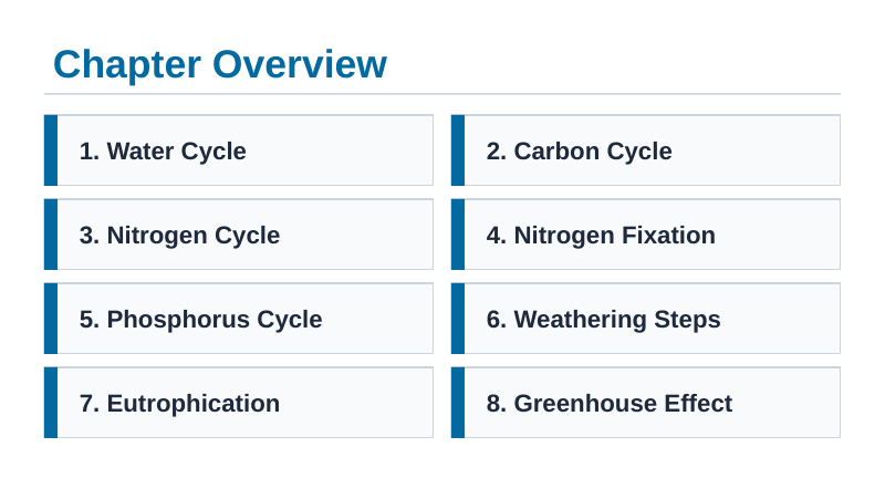 Biogeochemical Cycles Slide Show Presentation sample page