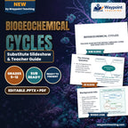 Biogeochemical Cycles Substitute Slideshow & Teacher Guide cover