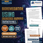 Bioremediation Using Engineered Microbes Reading Worksheet cover