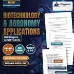 Biotechnology & Agronomy Applications Bell Ringers & Exit Tickets cover