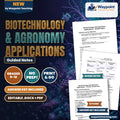 Biotechnology & Agronomy Applications Guided Notes cover