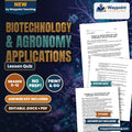 Biotechnology & Agronomy Applications Lesson Quiz cover