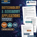 Biotechnology & Agronomy Applications Model Response & Scoring Guide cover