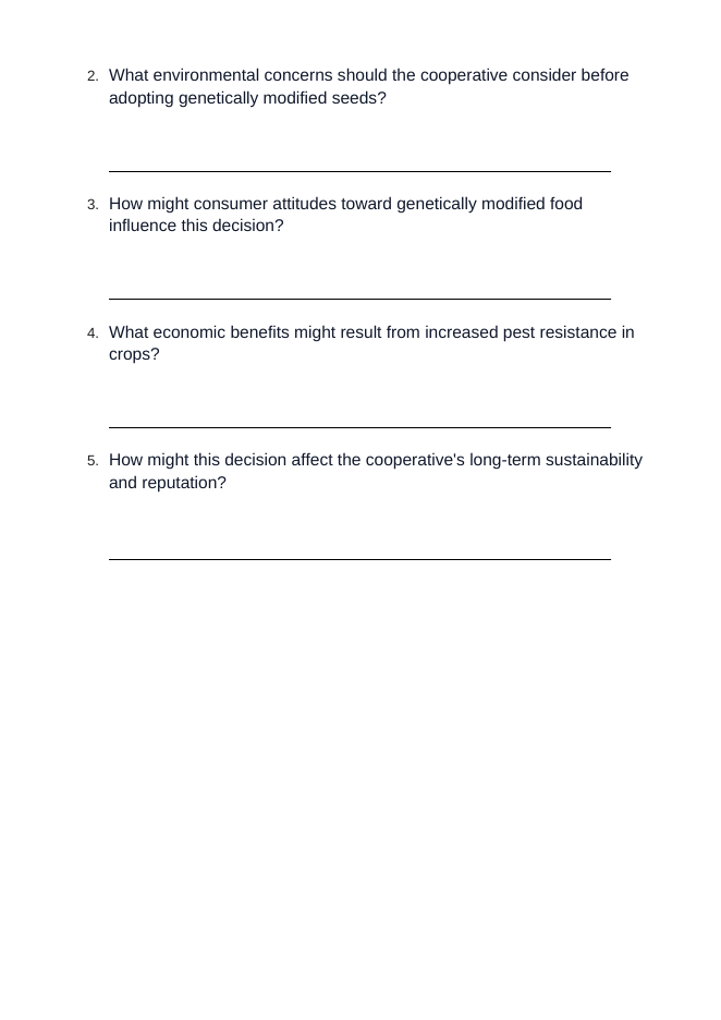 Biotechnology & Agronomy Applications Real-World Case Study sample page