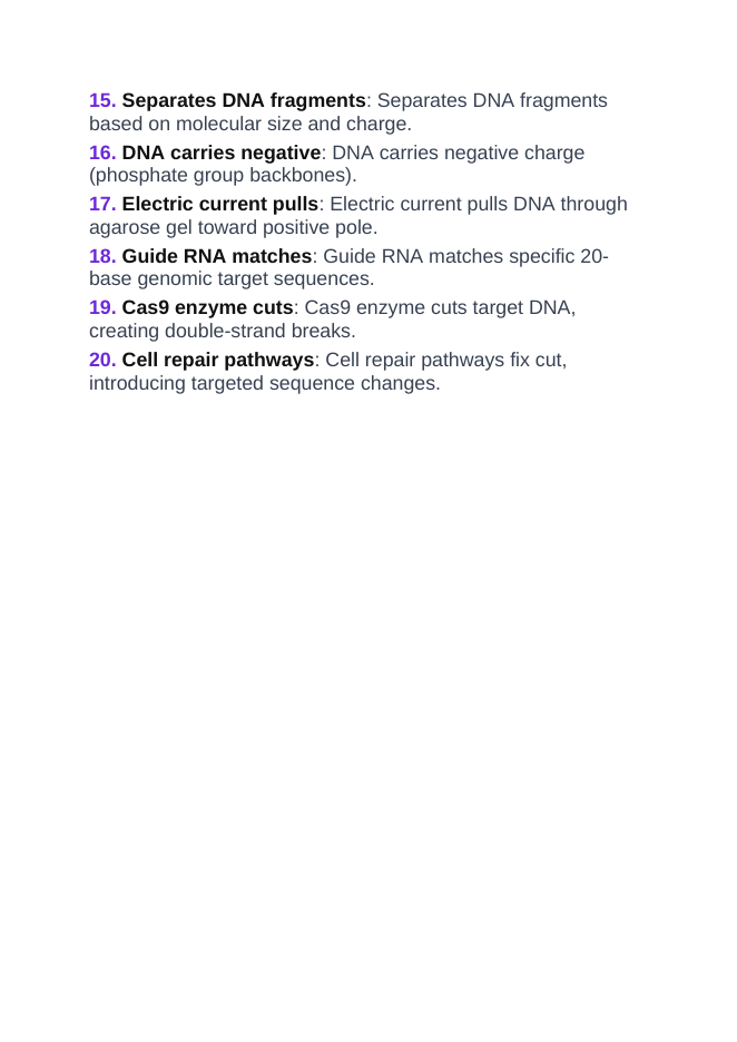 Biotechnology & Agronomy Applications Vocabulary Words & Definitions sample page