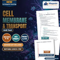 Cell Membrane & Transport Unit Test cover